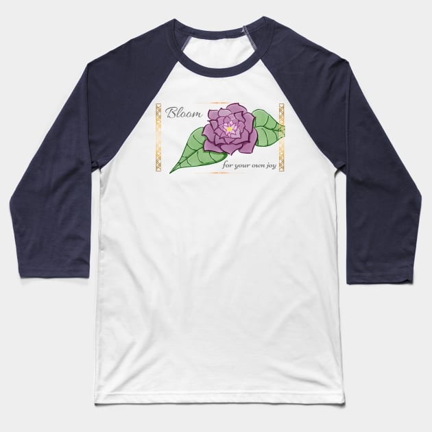 Bloom Baseball T-Shirt by sjwallin